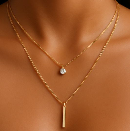 Luna - Dubbele ketting - Chique