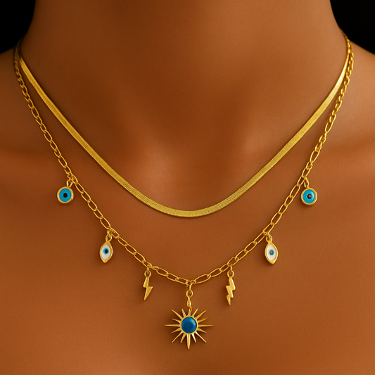 Ariana - Dubbele ketting - Stralend