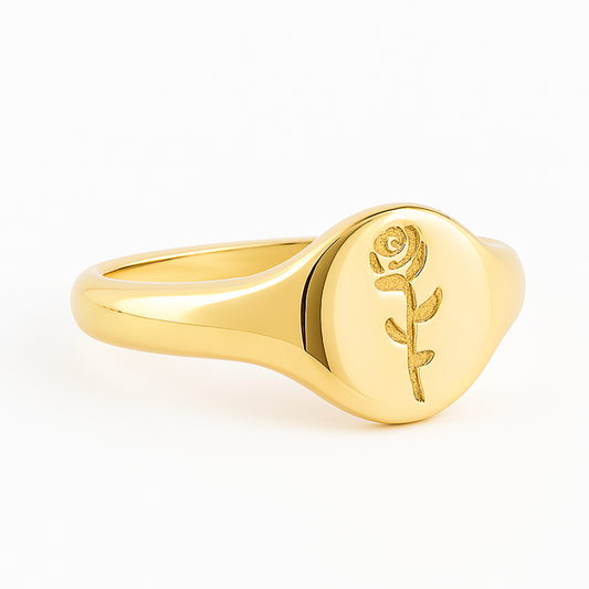 Rose - Zegelring - Verfijnd