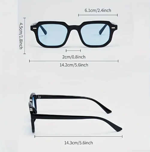 Bold frame zonnebrillen (6 kleuren)