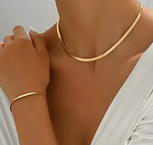 Duo luxe - Combi set: Ketting + Armband (2 stijlen)