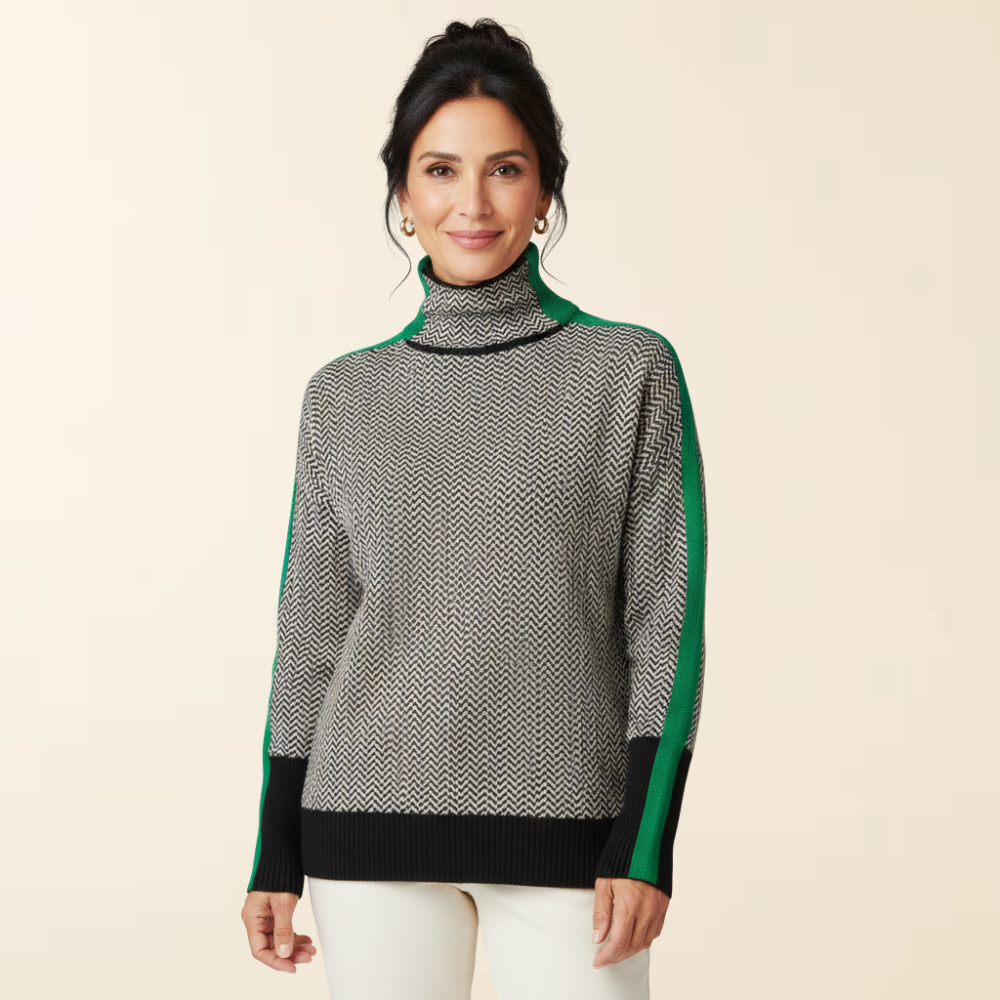 Noré - Trui Met Hoge Kraag En Comfortabele Pasvorm