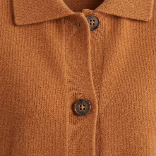 Camille – Luxe Gebreide Cardigan met Knopen