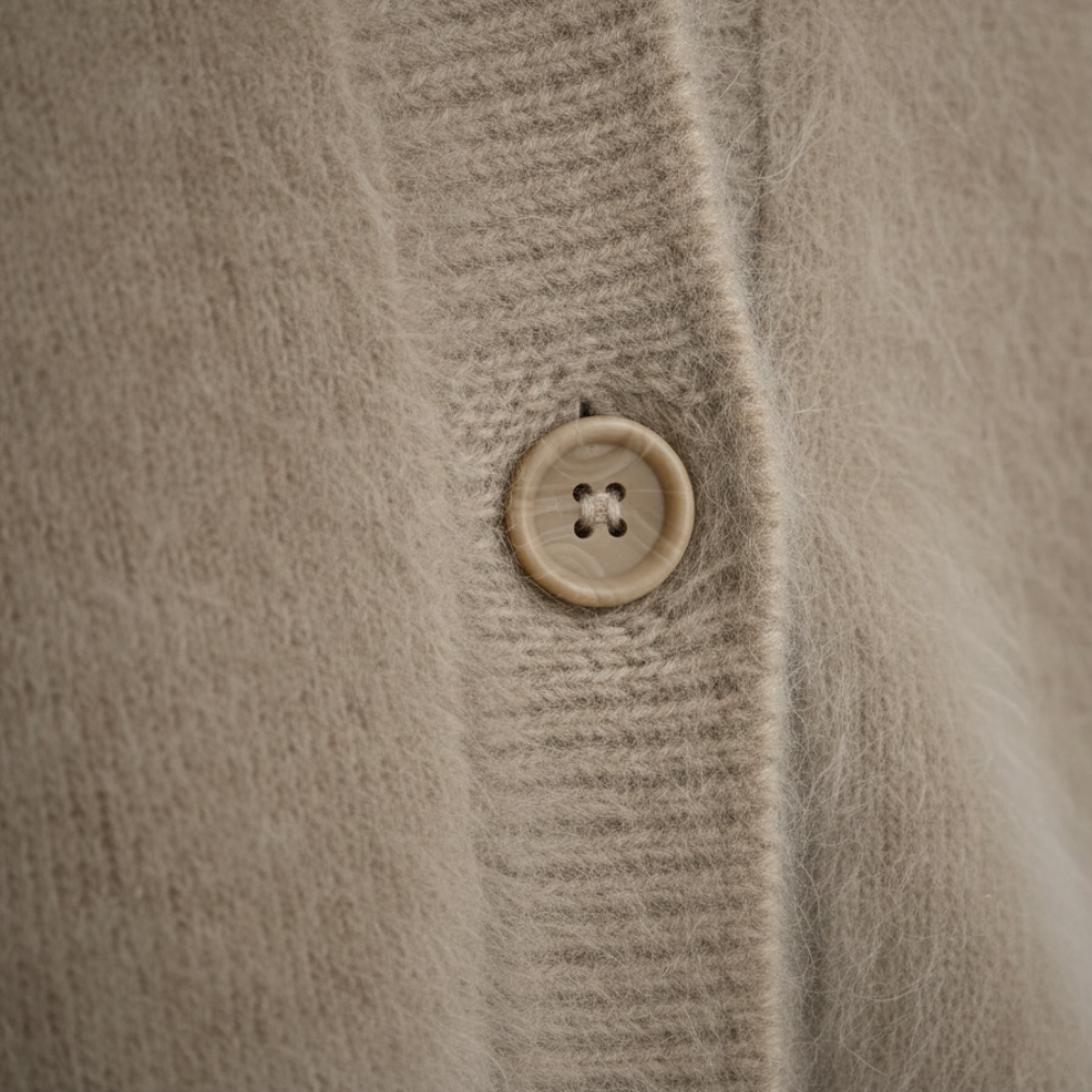 Nena – Luxe Mohair Look Vest - Zacht en Elegant