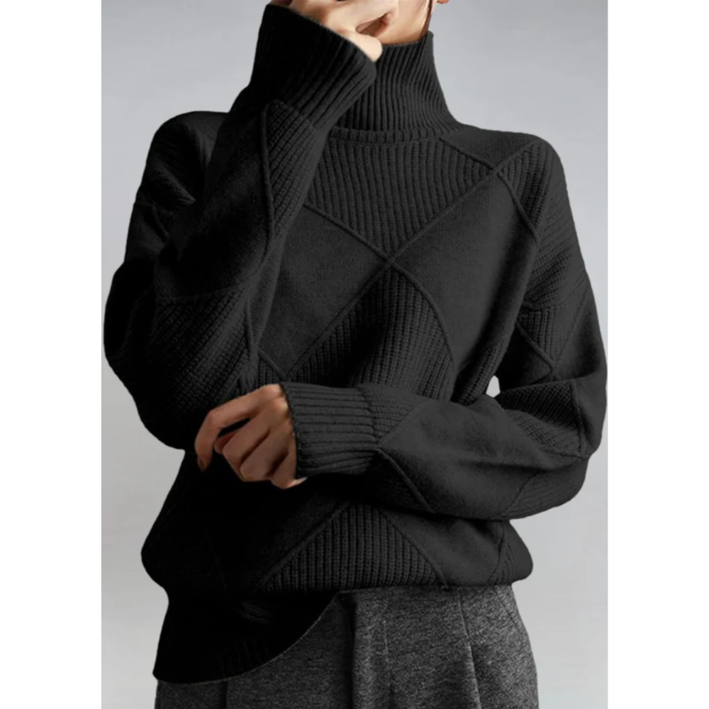 Elise – Gebreide Coltrui met Verfijnde Structuur