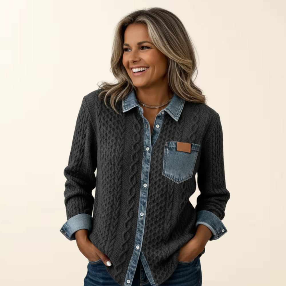 Helena - Denim - Comfortabel & Tijdloos