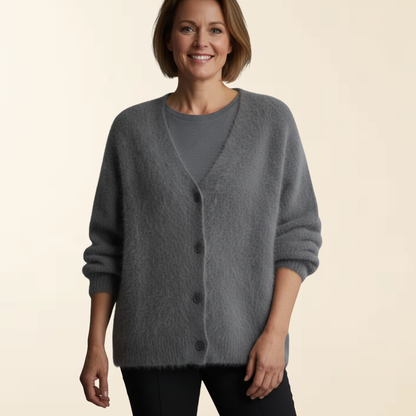 Nena – Luxe Mohair Look Vest - Zacht en Elegant