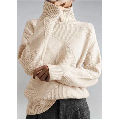 Elise – Gebreide Coltrui met Verfijnde Structuur