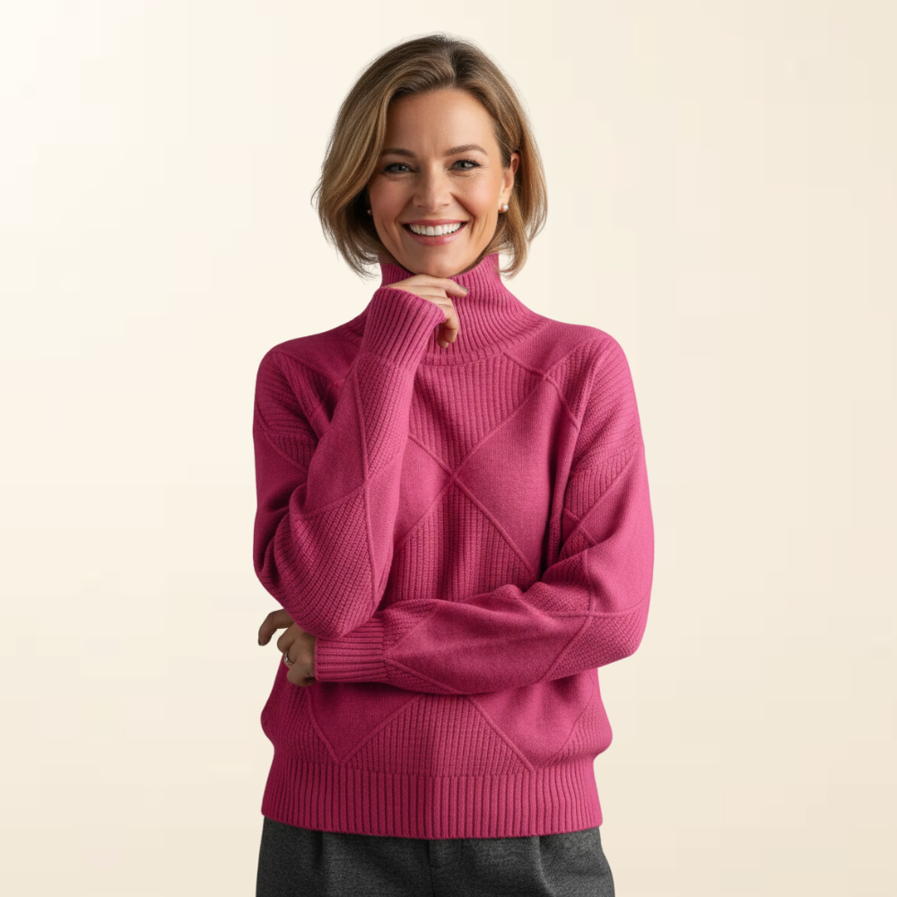 Elise – Gebreide Coltrui met Verfijnde Structuur