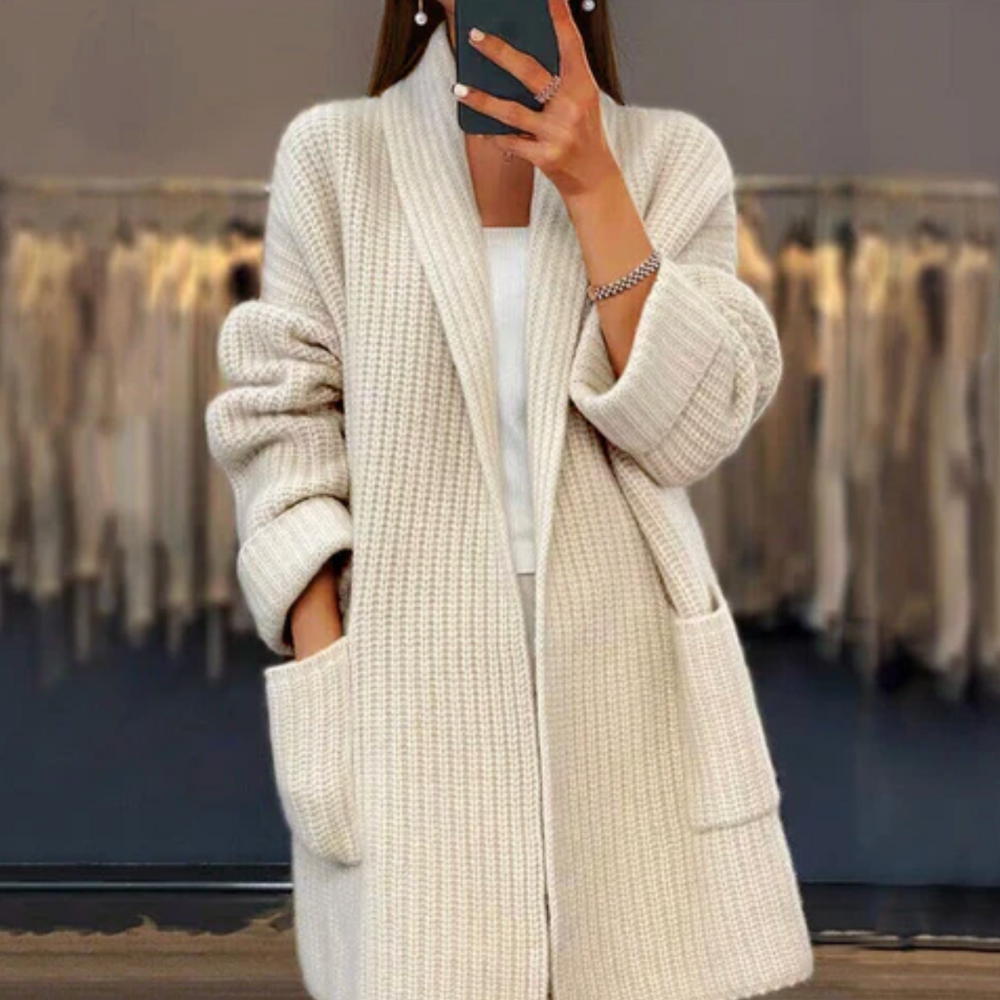 Klara – Zachte Gebreide Comfort Cardigan