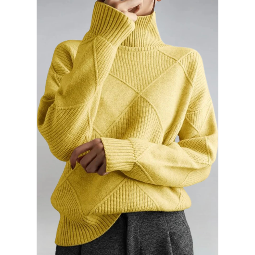 Elise – Gebreide Coltrui met Verfijnde Structuur