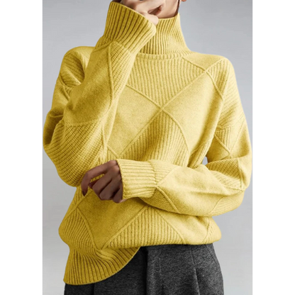 Elise – Gebreide Coltrui met Verfijnde Structuur