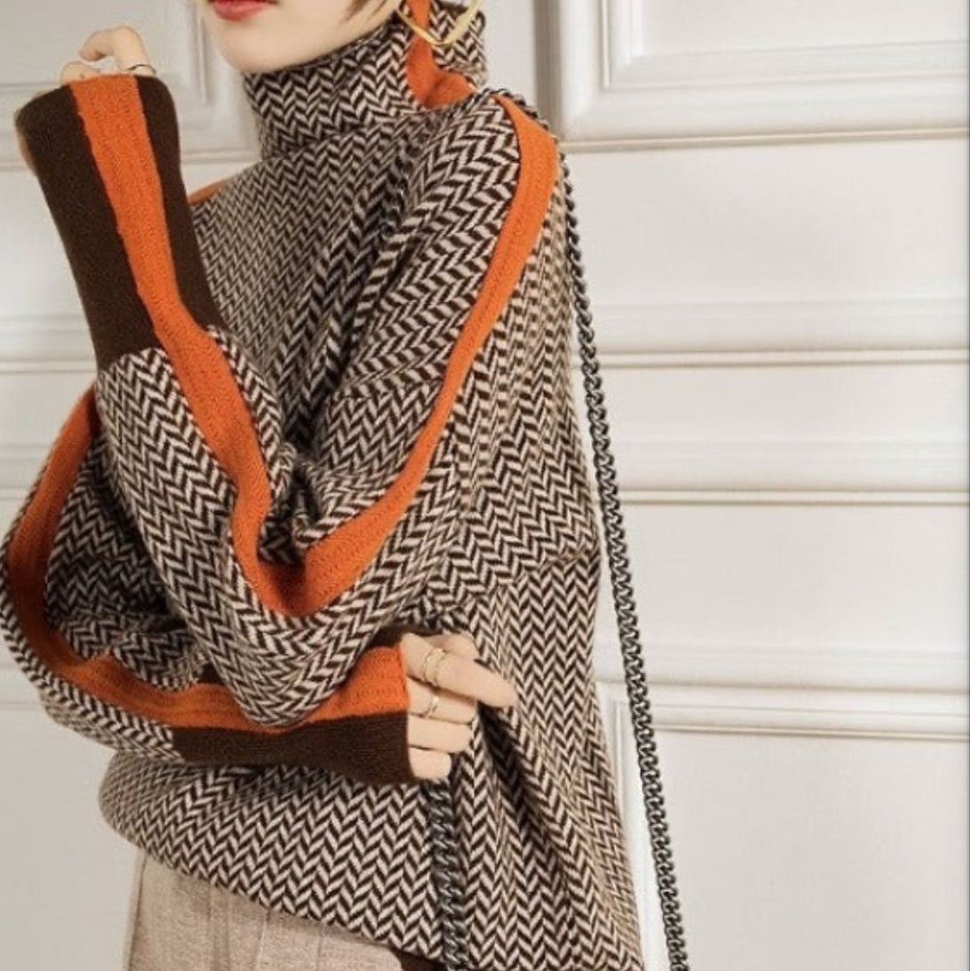 Noré - Trui Met Hoge Kraag En Comfortabele Pasvorm