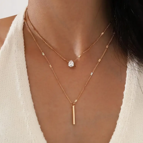 Luna - Dubbele ketting - Chique