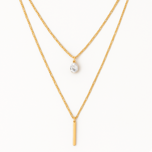 Luna - Dubbele ketting - Chique