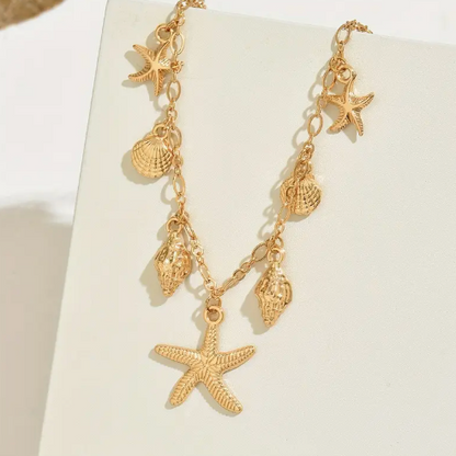 Sea Charm Collectie - Zomerse kettingen met strandbedels (2 stijlen)