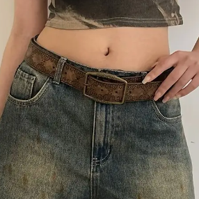 Vintage look riem