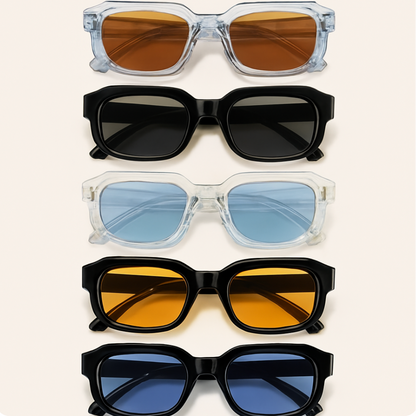 Strak design zonnebrillen (5 kleuren)