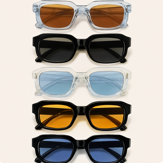 Strak design zonnebrillen (5 kleuren)