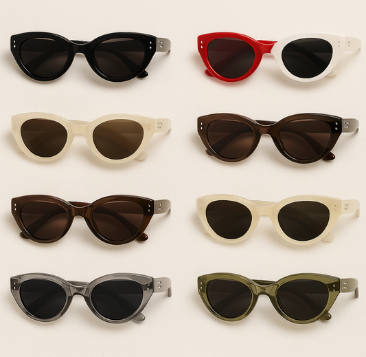 Retro style zonnebrillen (8 kleuren)