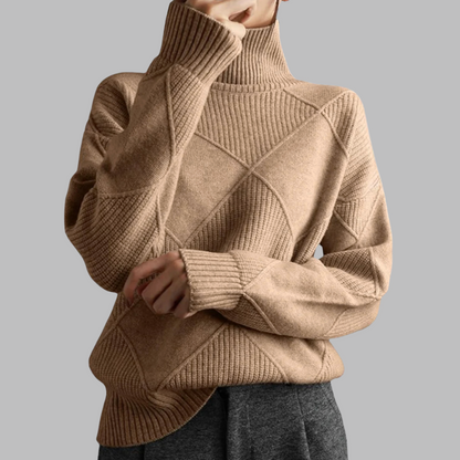 Elise – Gebreide Coltrui met Verfijnde Structuur