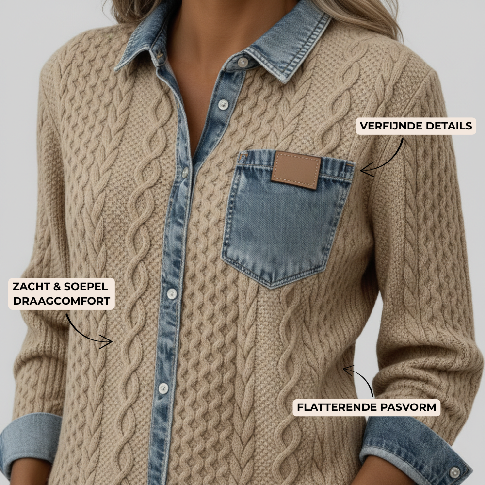 Helena - Denim - Comfortabel & Tijdloos